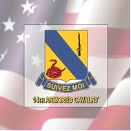 14th Armored Cavalry Decal